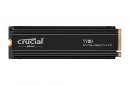 Picture of Crucial T700 with heatsink   1TB PCIe Gen5 NVMe M.2 SSD