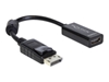 Picture of Delock Adapter Displayport 1.1 male  HDMI female Passive black