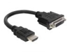 Picture of Delock Adapter HDMI male > DVI 24+1 female 20 cm