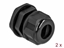 Picture of Delock Cable Gland PG16 for flat cable black 2 pieces