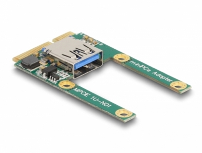 Изображение Delock Mini PCIe I/O 1 x USB 2.0 Type-A female full size / half size