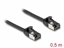 Изображение Delock RJ45 Cable plug to plug Cat.8.1 flexible 0.5 m black