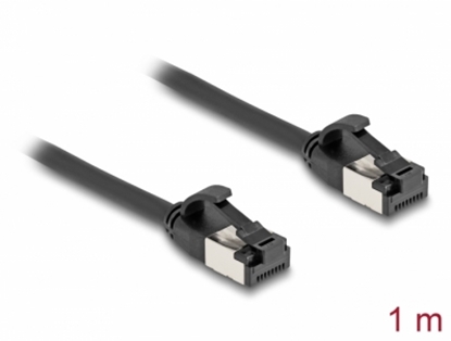 Attēls no Delock RJ45 Cable plug to plug Cat.8.1 flexible 1 m black