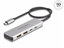 Attēls no Delock USB 10 Gbps USB Type-C™ Hub with 2 x USB Type-A and 2 x USB Type-C™ with 35 cm connection cable