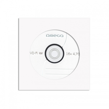 Attēls no Discs Omega DVD-R 4.7GB, 16x, paper envelope x10