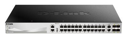 Изображение D-Link DGS-3130-30TS/E network switch Managed L3 Gigabit Ethernet (10/100/1000) Grey