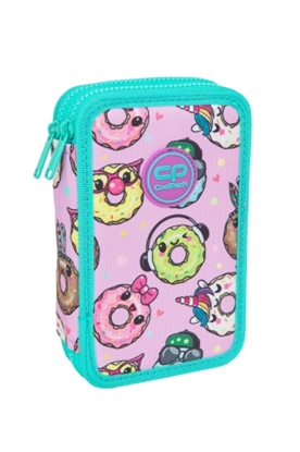 Picture of Double decker school pencil case with equipment Coolpack Jumper 2 Happy donuts