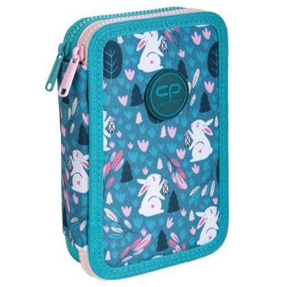 Picture of Double decker school pencil case with equipment Coolpack Jumper 2 Princess Bunny