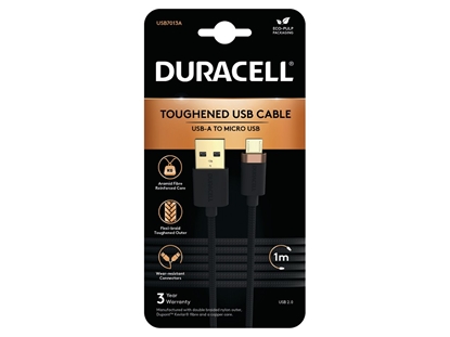 Picture of Duracell USB7013A USB cable Black