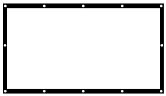 Picture of Ekran projekcyjny 84 cale MC-980 186x100cm obramowanie 25mm