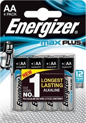 Picture of ENERGIZER BATTERY MAX PLUS AA LR6, 4 ECO