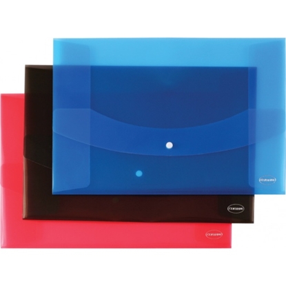 Picture of Envelope with clip Centrum, A3, plastic, various colors, transparent