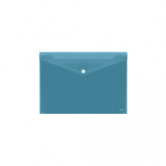 Изображение Envelope with print Forpus, A4, plastic, blue transparent