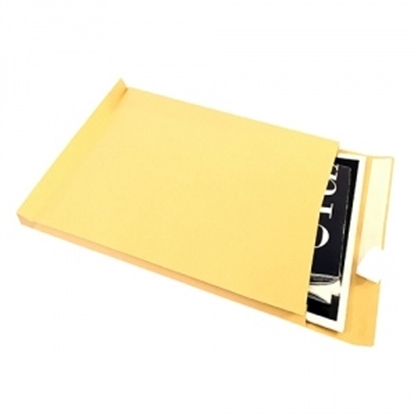 Изображение Envelope with stripe, B4, spatial, 250x353x40 mm, 130 g, Browns 1 pcs.
