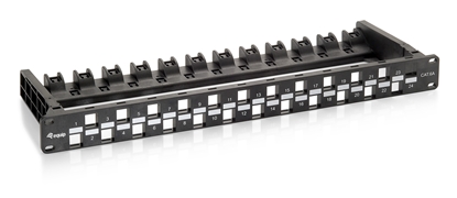 Изображение Equip 24-Port Keystone Cat.6A Unshielded Patch Panel, Black
