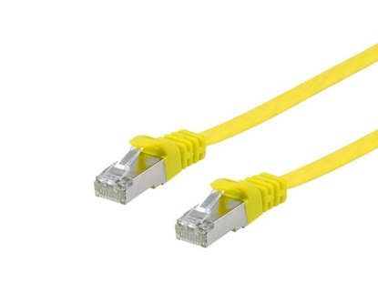 Изображение Equip Cat.6A U/FTP Flat Patch Cable, 1.0m, Yellow