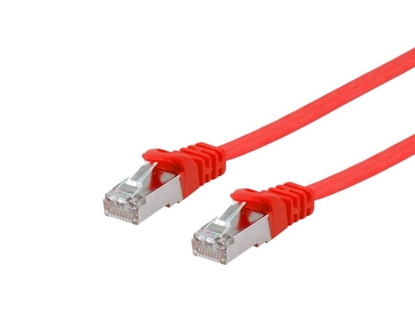 Attēls no Equip Cat.6A U/FTP Flat Patch Cable, 1.0m, Red