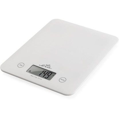 Изображение ETA | Kitchen scales | Lori ETA277790000 | Maximum weight (capacity) 5 kg | Graduation 1 g | Display type LCD | White