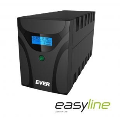Attēls no Ever EASYLINE 1200 AVR USB Line-Interactive 1.2 kVA 600 W 4 AC outlet(s)