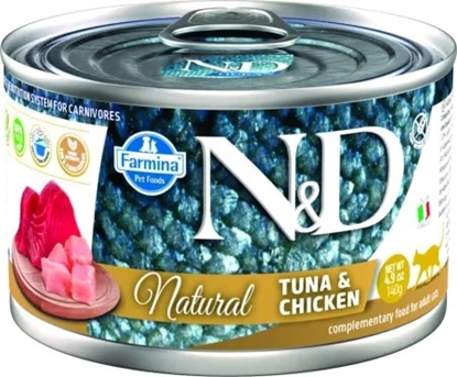Attēls no FARMINA N&D Cat Natural Tuna&Chicken- wet cat food - 140 g
