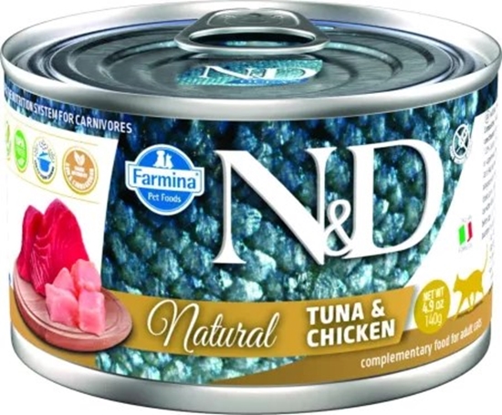 Picture of FARMINA N&D Cat Natural Tuna&Chicken- wet cat food - 140 g
