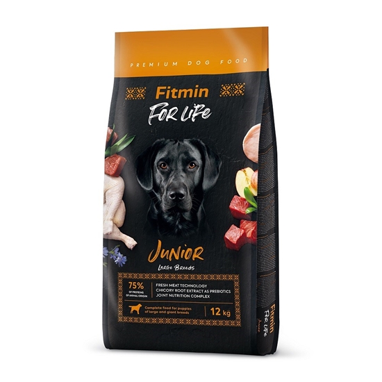 Изображение FITMIN Dog For Life Junior Large Breed - dry dog food - 12 kg