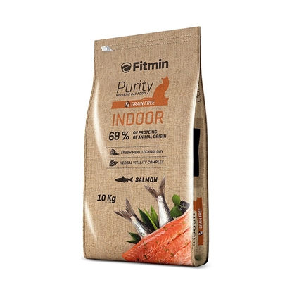 Изображение FITMIN Purity Indoor - dry cat food - 10 kg