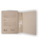 Attēls no Folder SMLT, archival, A4 2cm, 400g, with 2 straps, with print, brown, cardboard