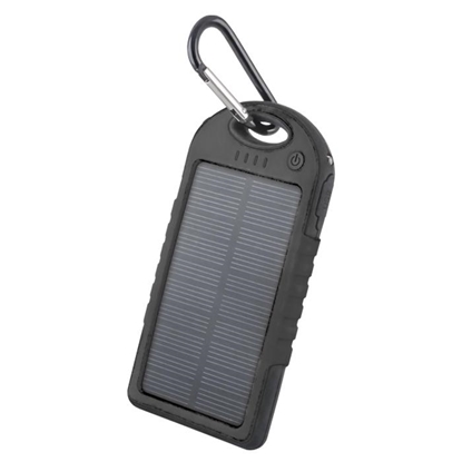 Attēls no Forever STB-200 Solar Power Bank 5000 mAh Universal Charger for devices 5V + Micro USB Cable