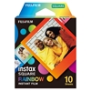 Picture of Fujifilm | Instax Square Rainbow (10) Instant Film | 72 x 86 mm | 2.4 x 2.4" Image Area; 3.4 x 2.8" Print Size | Quantity 10
