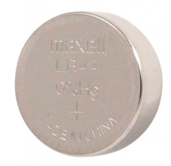 Изображение G13 baterija 1.5V Maxell Alkaline LR44/A76 iepakojumā 1 gb.