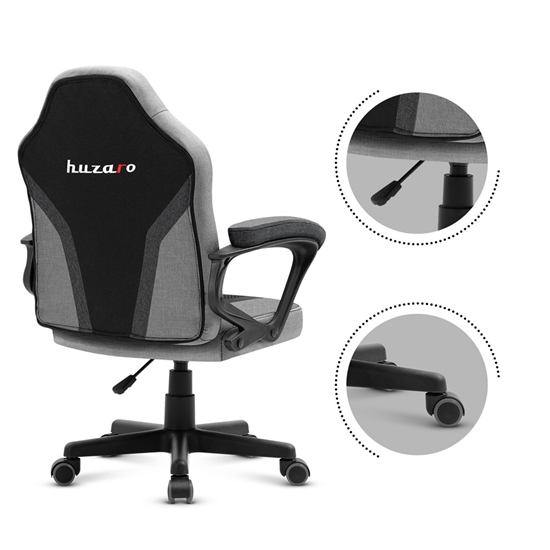 Picture of Gaming chair for children Huzaro HZ-Ranger 1.0 Gray Mesh, gray and black