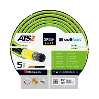 Изображение Garden hose Cellfast 15-120 GREEN ATS2 ™ 3/4" 25m