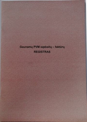 Attēls no Gaunamų PVM saskaitų faktūrų registras, A4 (48) 0720-032