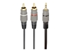 Picture of Gembird 3.5 mm stereo - 2 RCA 2.5m