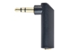 Picture of Gembird 3.5 mm stereo audio right angle adapter 90 degrees