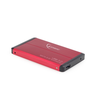 Attēls no Gembird EE2-U3S-2-R storage drive enclosure 2.5" HDD enclosure Red