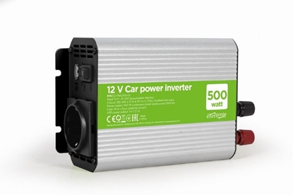 Изображение Gembird EG-PWC500-01 power adapter/inverter Auto 500 W Grey