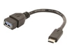 Picture of Gembird OTG USB Type C Male - USB Female 0.2m Black USB 3.0