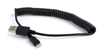 Изображение Gembird Spiral Cable USB Male - Apple Lightning Male 1.5m Black