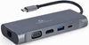 Picture of Gembird USB Type-C 7-in-1 Multi-Port Adapter + Card Reader Space Grey