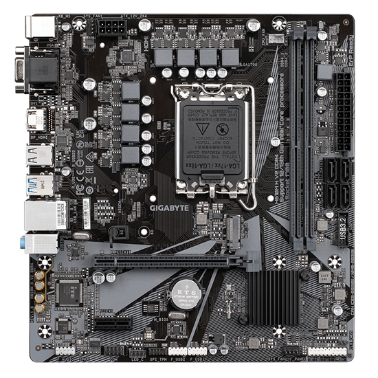 Picture of Gigabyte H610M H V2 DDR4 motherboard Intel H610 LGA 1700 micro ATX