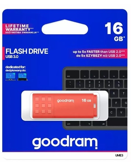 Picture of Goodram UME3 USB 3.0 16GB Orange