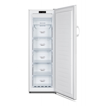 Attēls no Gorenje | Freezer | FN4172CW | Energy efficiency class E | Upright | Free standing | Height 169.1 cm | Total net capacity 194 L | No Frost system | White