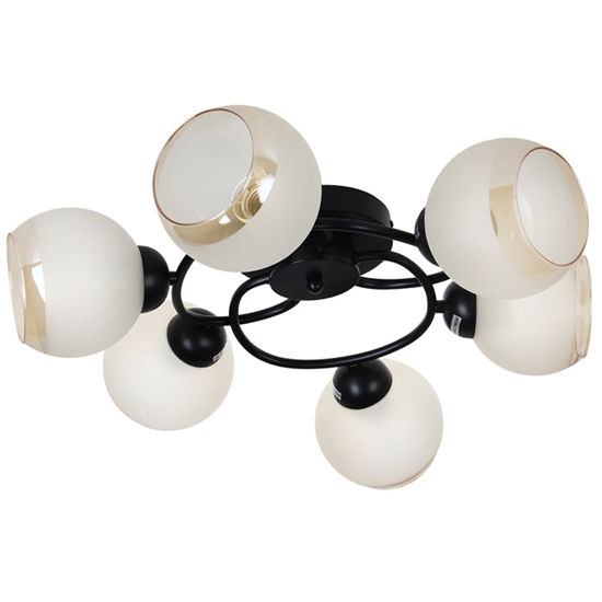 Picture of Gr.l.-BLEKO 6x60W E27 melna