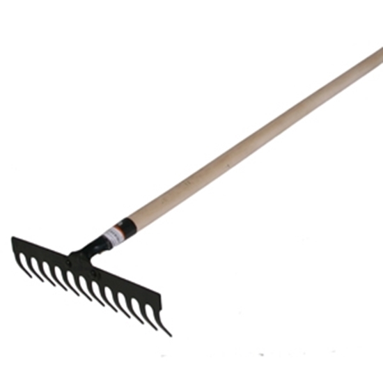 Picture of Grābeklis 12 zobi 49cm ar kātu d28mm 1.3m