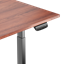 Изображение Adjustable Height Table Up Up Bjorn Black, Table top L Dark Walnut