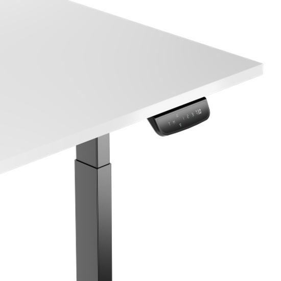 Picture of Adjustable Height Table Up Up Bjorn Black, Table top L White