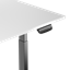 Изображение Adjustable Height Table Up Up Bjorn Black, Table top L White