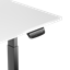 Изображение Adjustable Height Table Up Up Bjorn Black, Table top M White